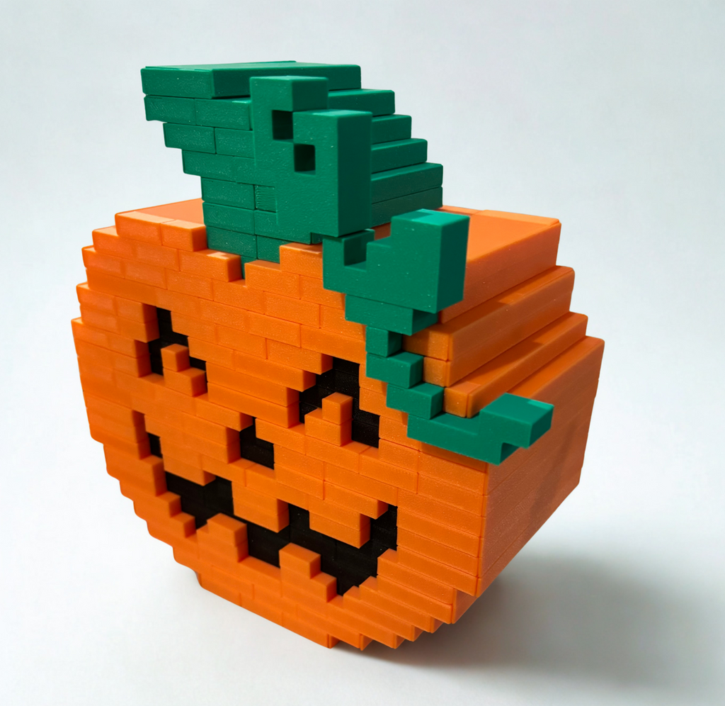 🎃 Construção por Blocos – Abóbora 20,8 x 20 cm