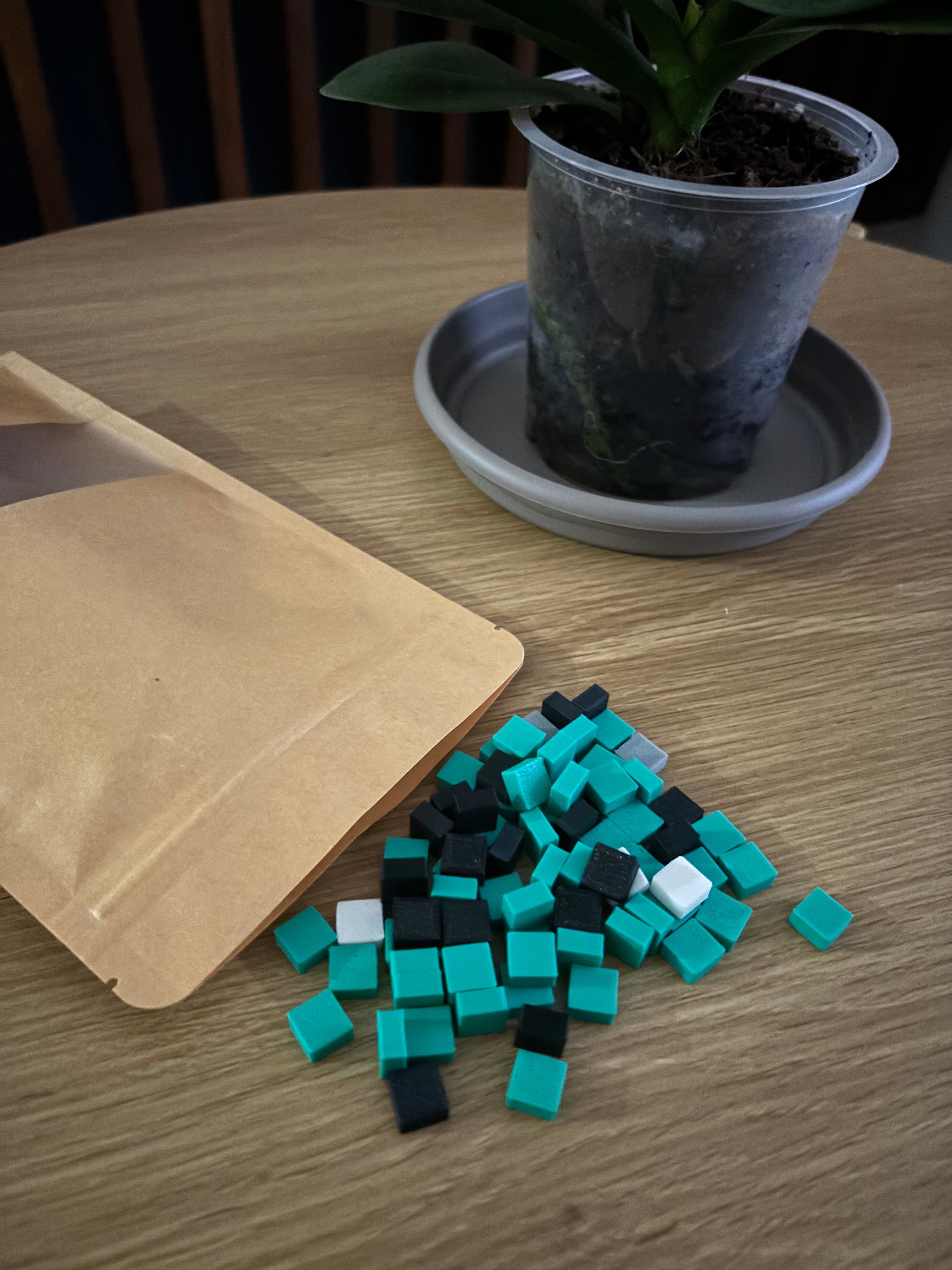 🧟 Pixel Art Frankenstein – Tela 17,2x15,5 cm com Blocos 10x10x5 cm