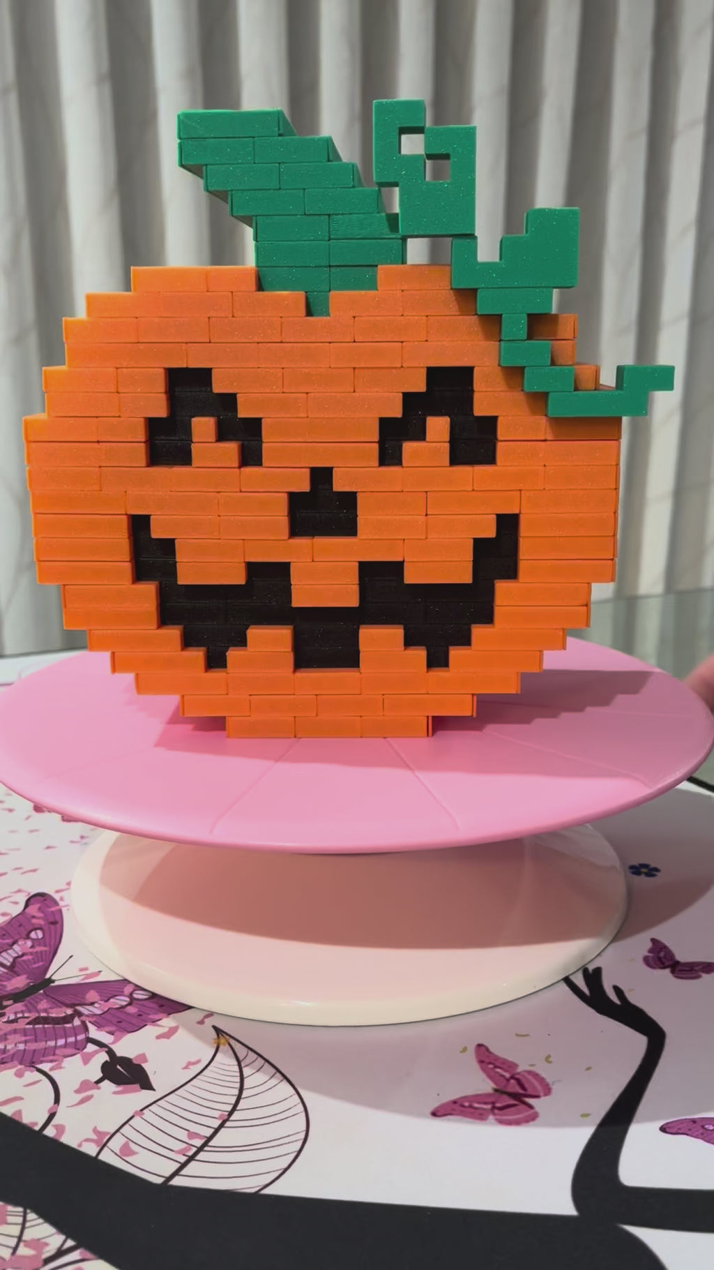 🎃 Construção por Blocos – Abóbora 20,8 x 20 cm